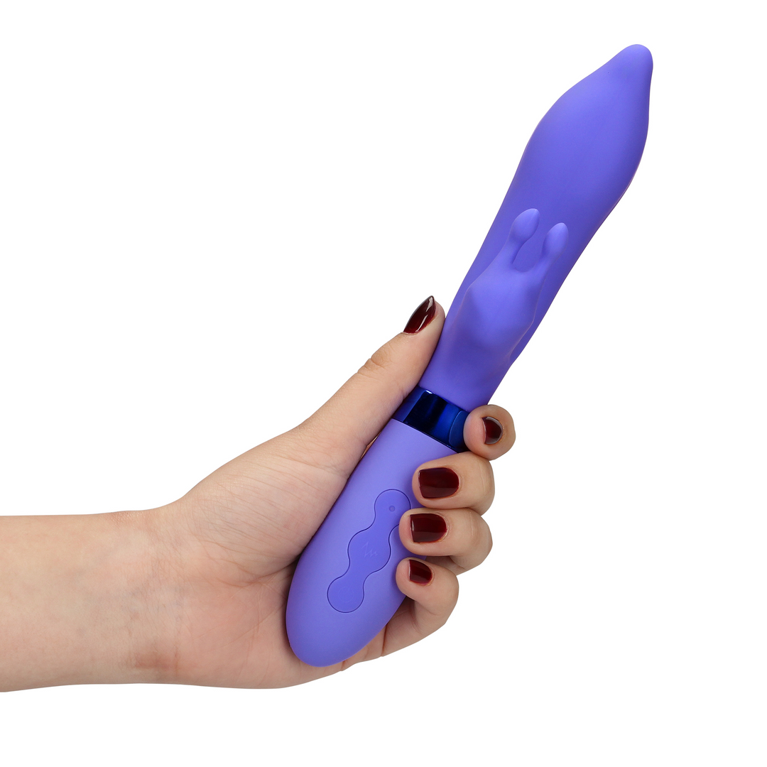 Silicone Pointed Rabbit Vibrator - Protanopia