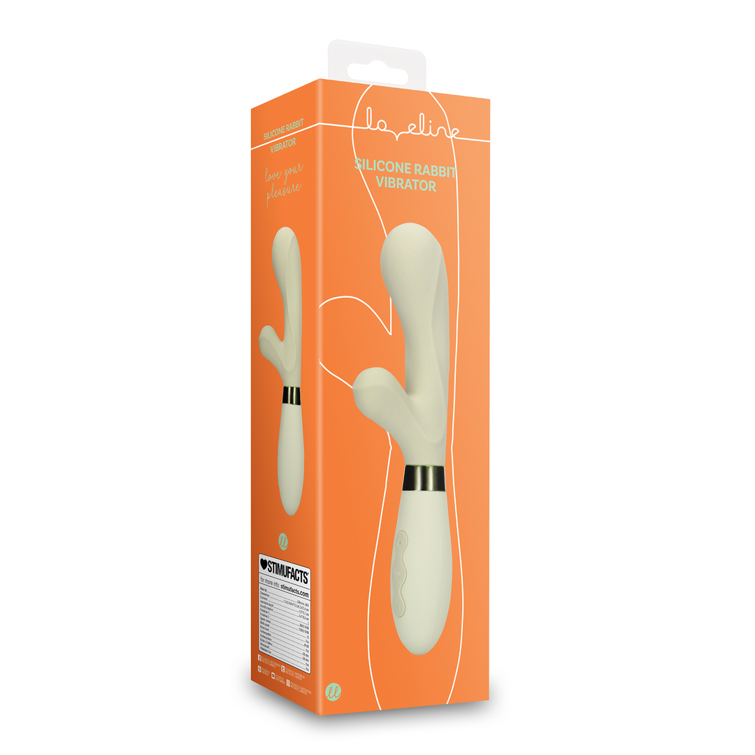 Silicone Rabbit Vibrator - Misty Green