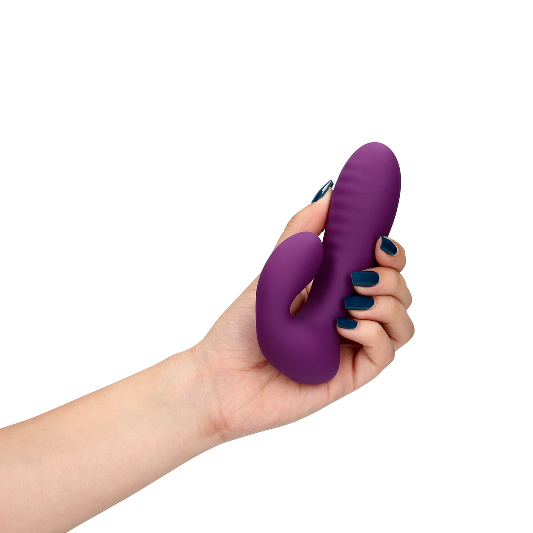 Ultra Soft Silicone G-Spot Vibrator - Orchidee Purple