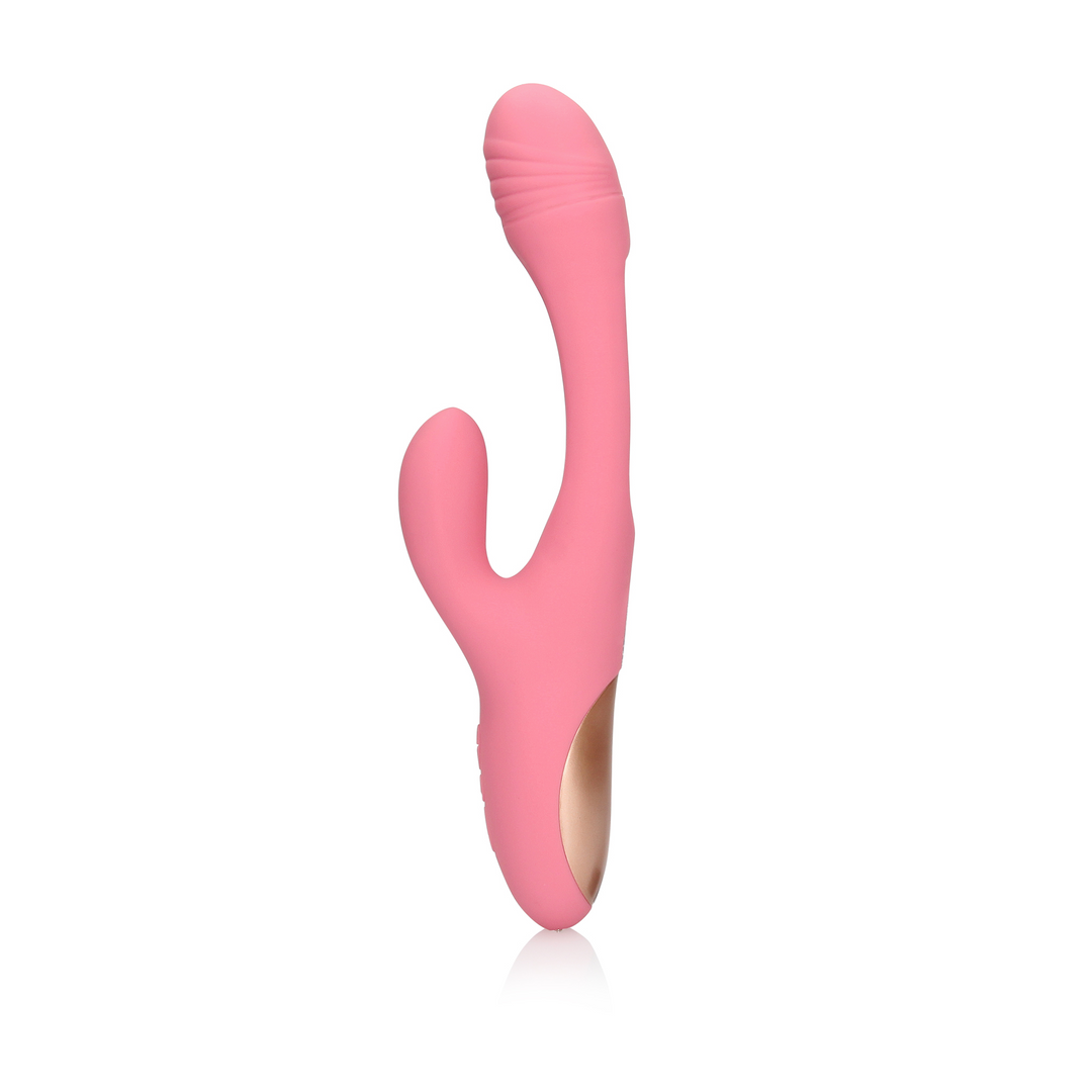 Flapping G-Spot Rabbit Vibrator - Pink Arabesque