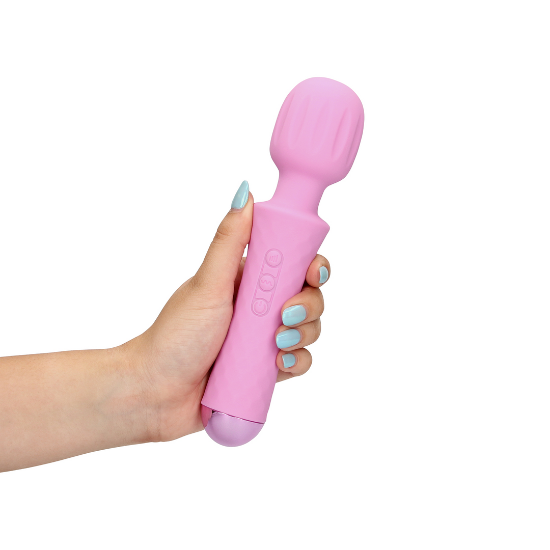 Small Wand Vibrator - Exotic Fuchsia