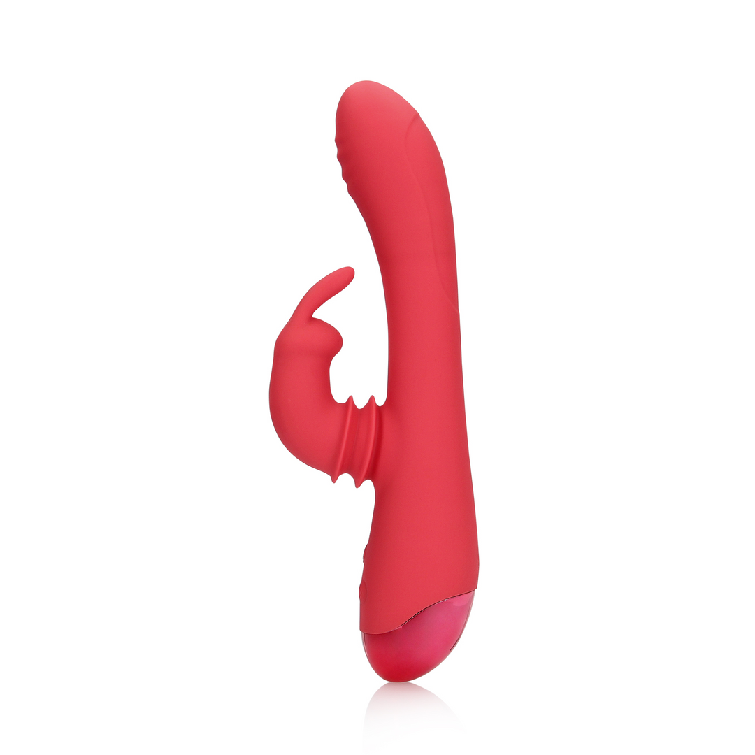 Swinging Rabbit G-Spot Vibrator - Brighto Red