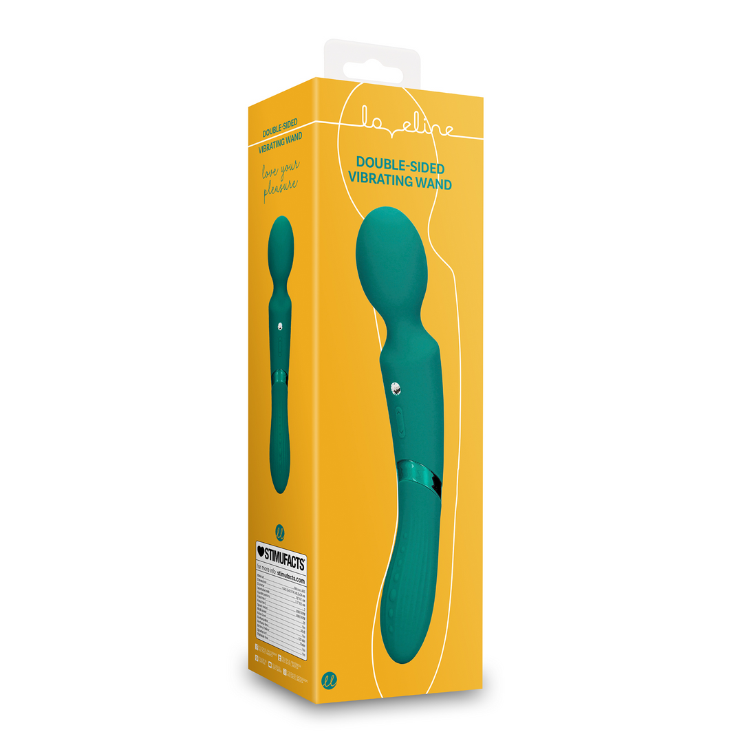 Double-Sided Vibrating Wand - Green Gable