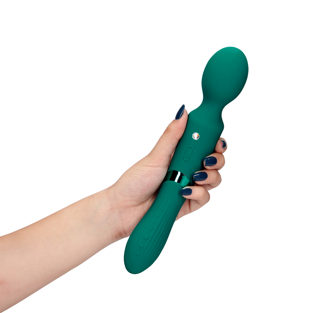 Double-Sided Vibrating Wand - Green Gable