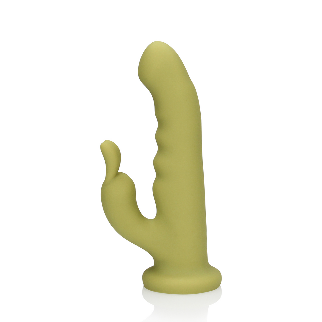 Ultra Soft Silicone Rotating Rabbit Vibrator - Spring Sage