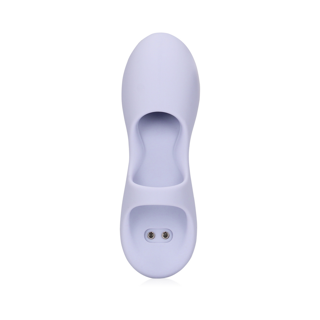 Silicone Finger Vibrator - Lavender