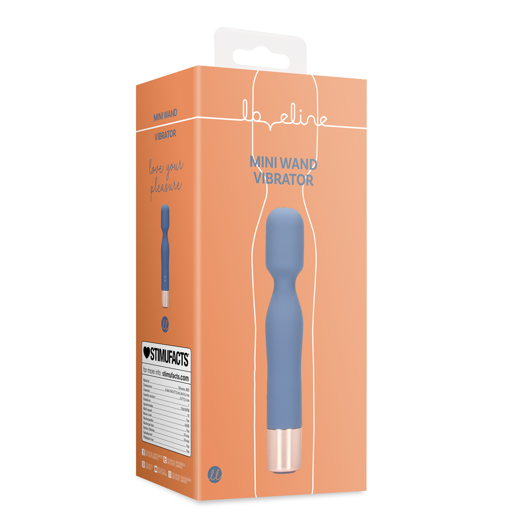 Mini Wand Vibrator - Blue Horizon