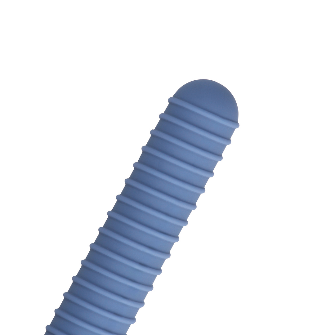 Ribbed Mini Vibrator - Blue Horizon