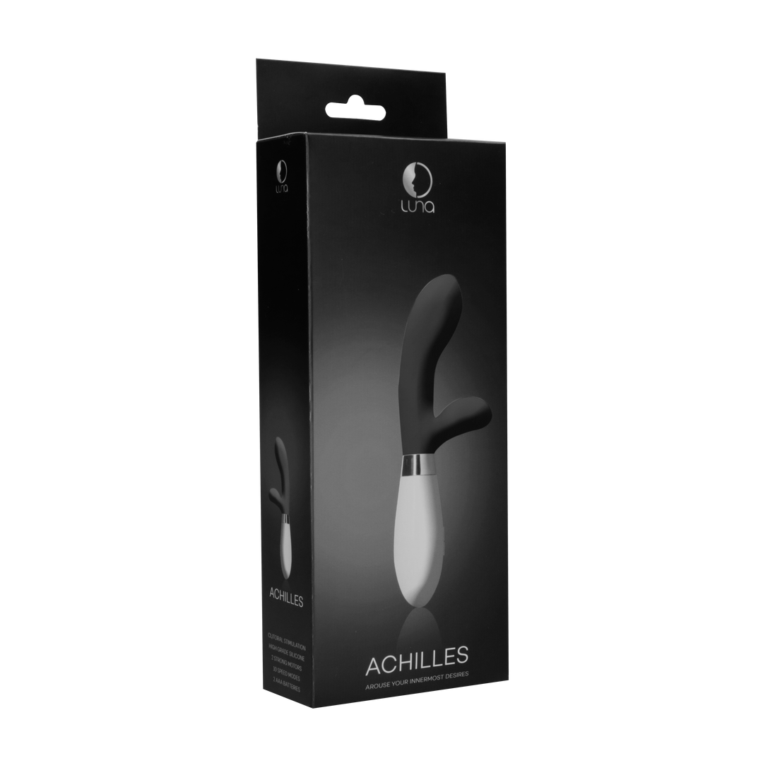 Achilles - Clitoral Stimulator and Vibrator - Black