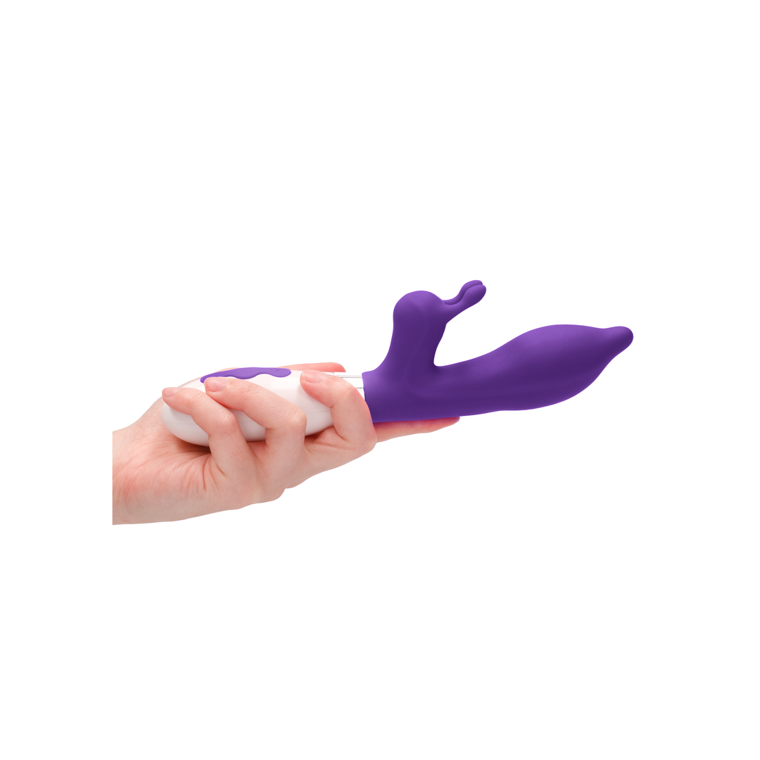 Adonis - Rechargeable Rabbit Vibrator - Purple