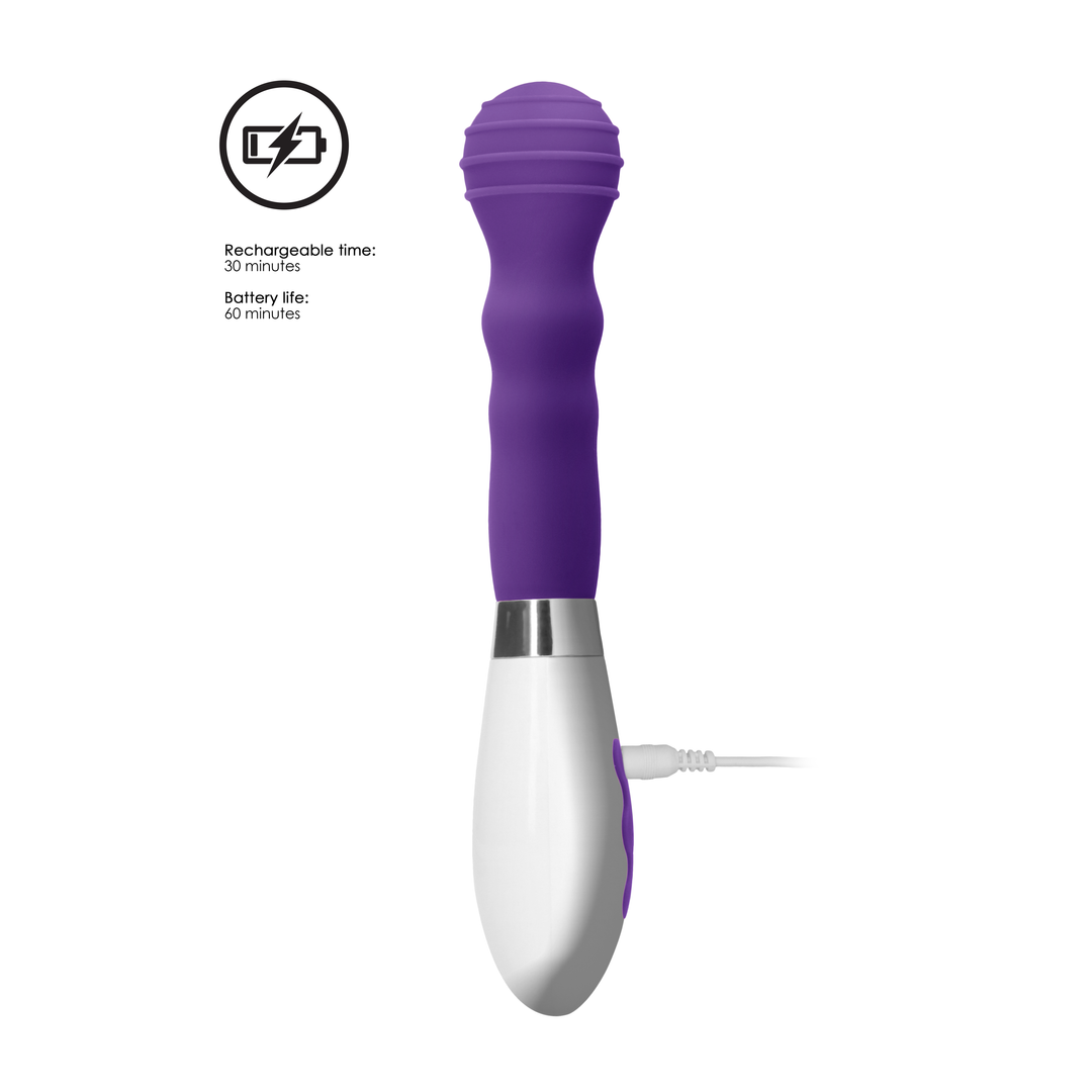 Alida - Rechargeable Vibrator - Purple