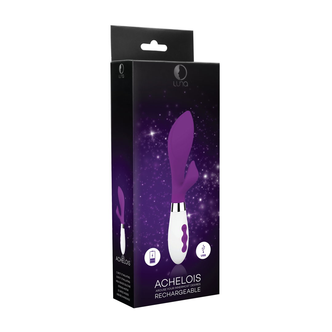 Achelois - Rechargeable Clitoral Stimulator and Vibrator - Purple