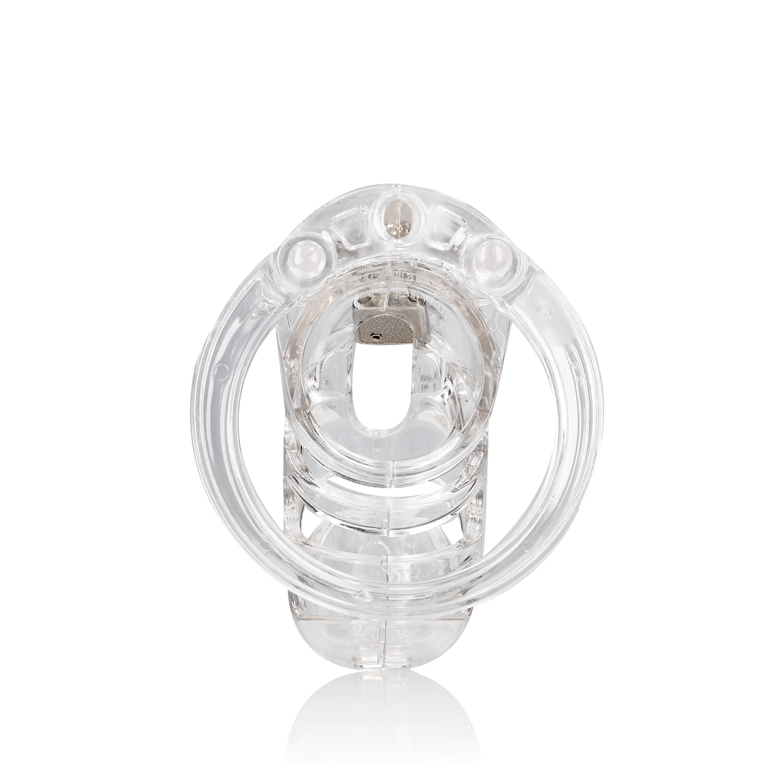 Model 25 - Chastity Cage - 3.5'' / 9 cm - Transparent