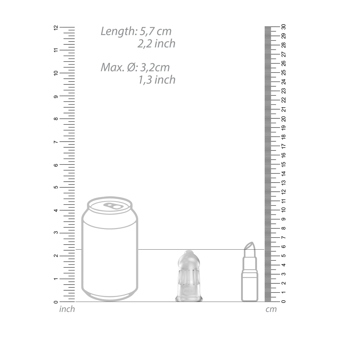 Model 29 - TPE Chastity Cage - Transparent