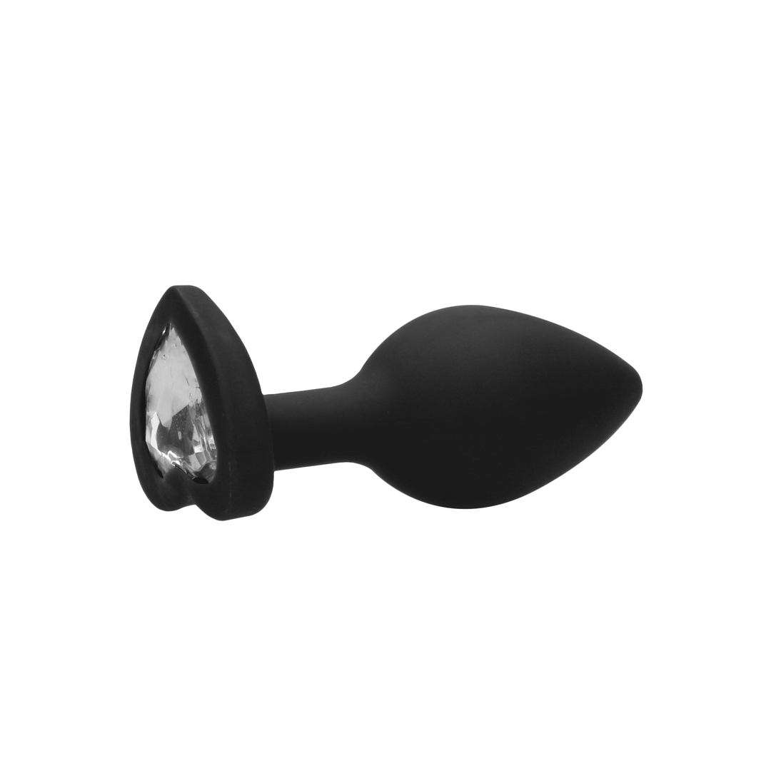 Diamant Herz Butt Plug - Regular