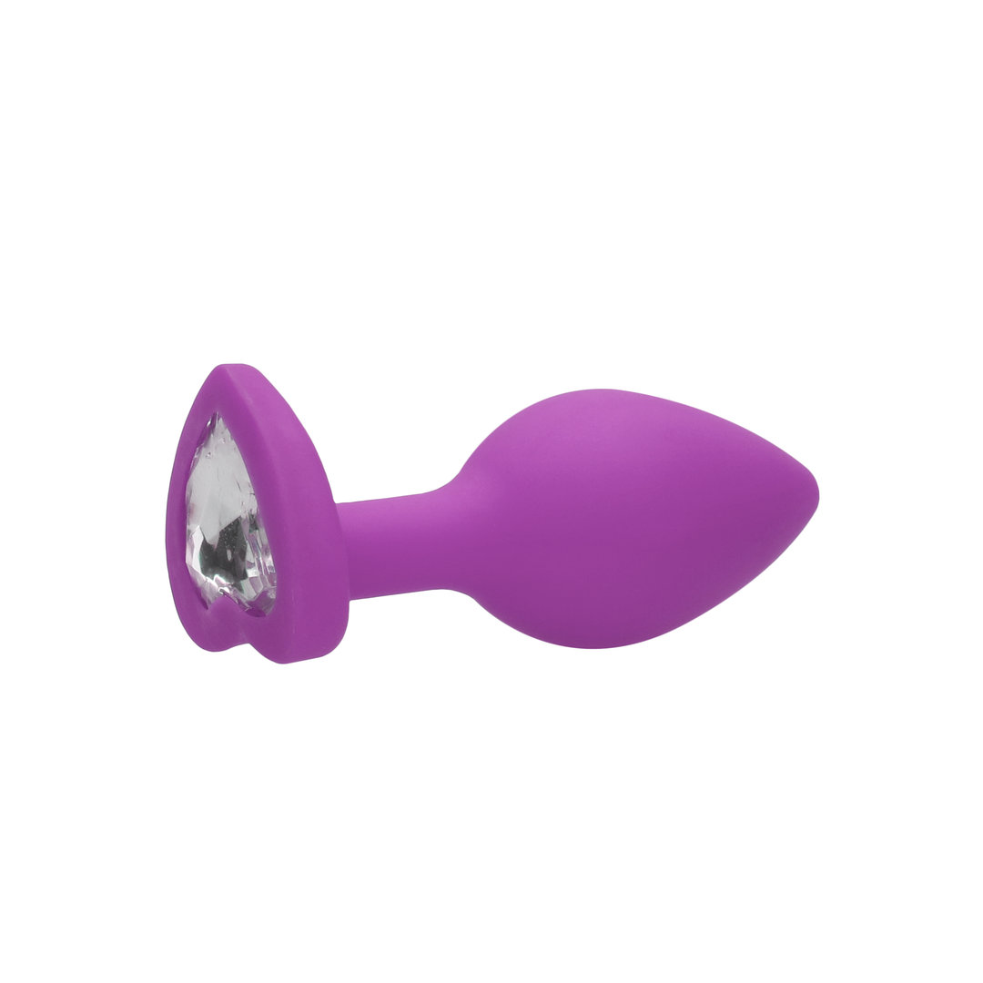 Diamant Herz Butt Plug - Regular