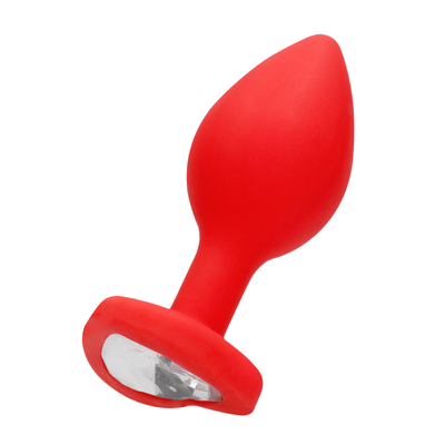 Diamant Herz Butt Plug - Regular