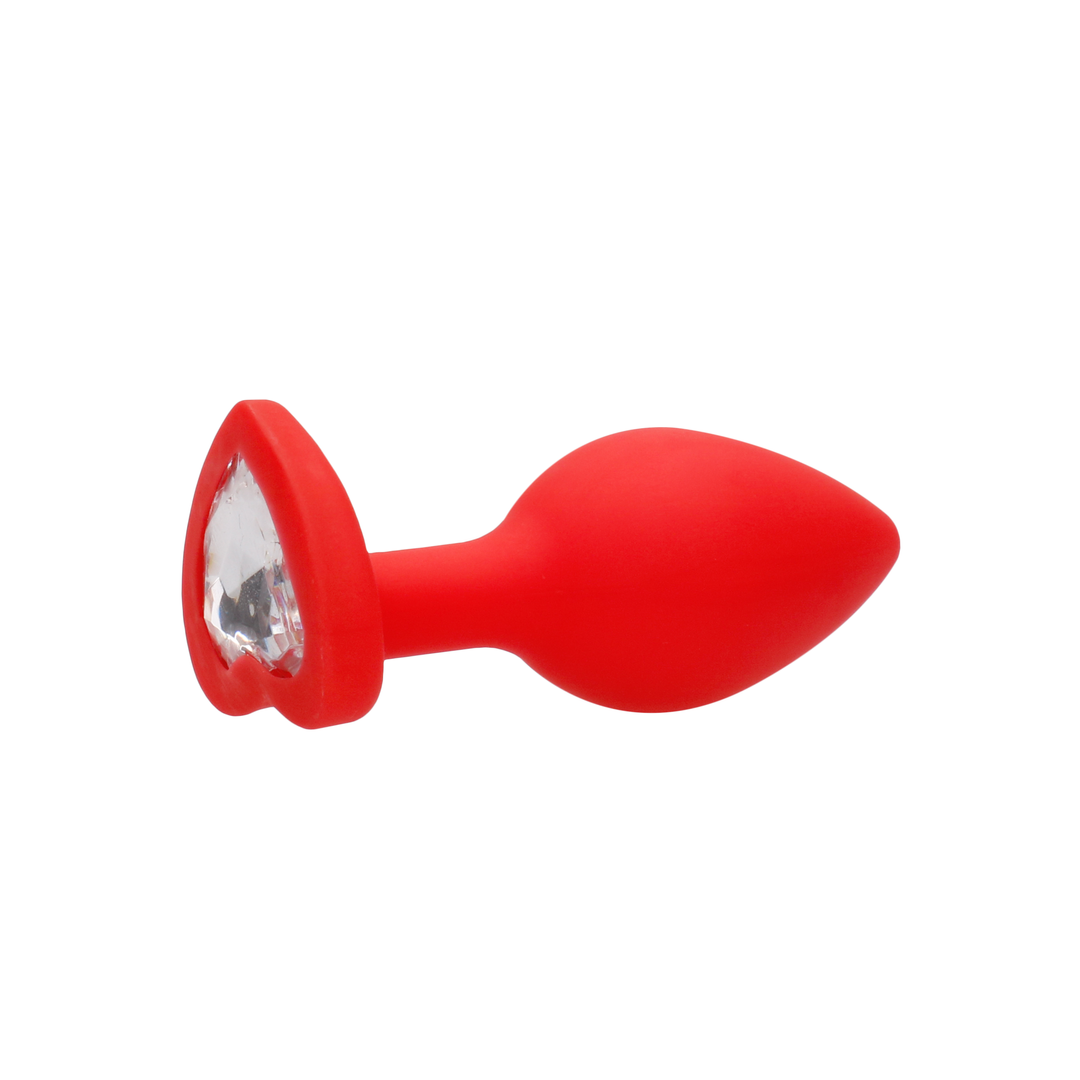 Diamant Herz Butt Plug - Regular