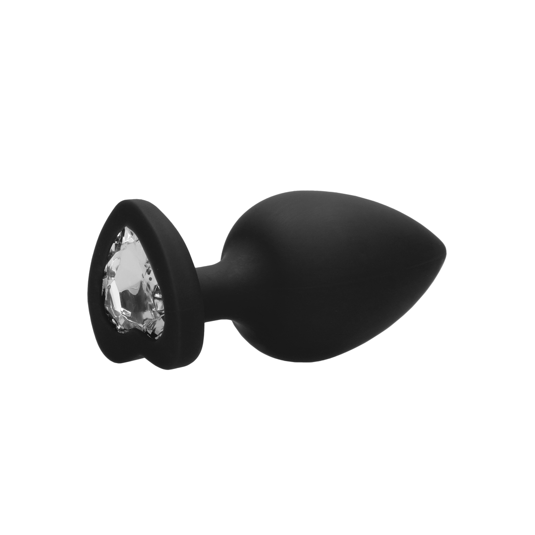 Diamant Herz Butt Plug - Extra Groß