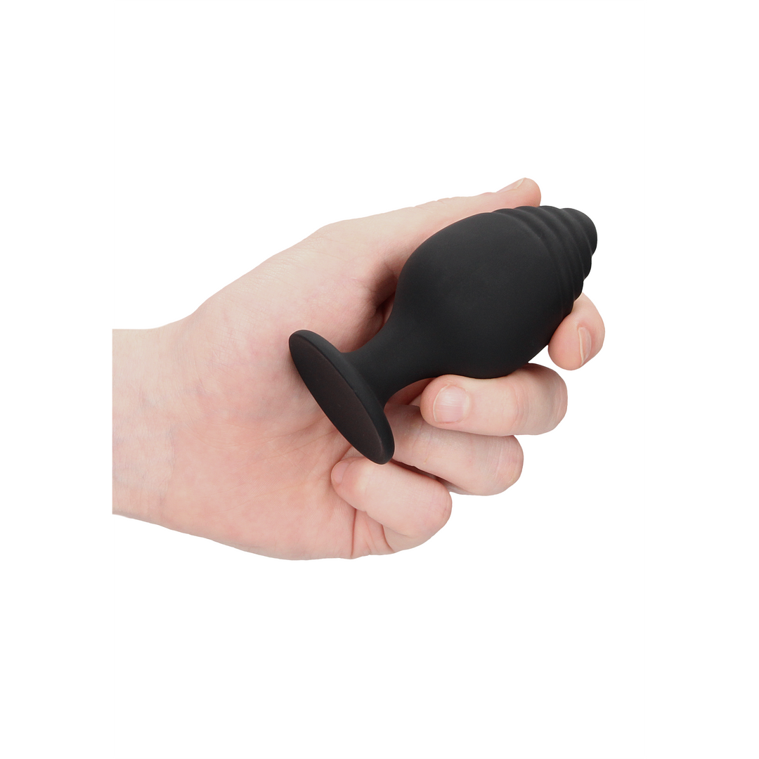 Rippled Butt Plug Set - Black