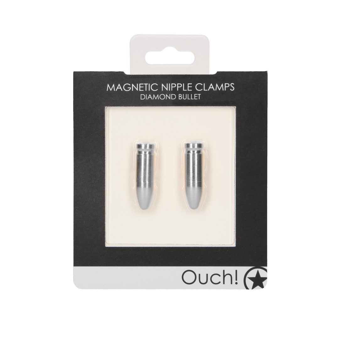 Magnetic Nipple Clamps Diamond Bullet