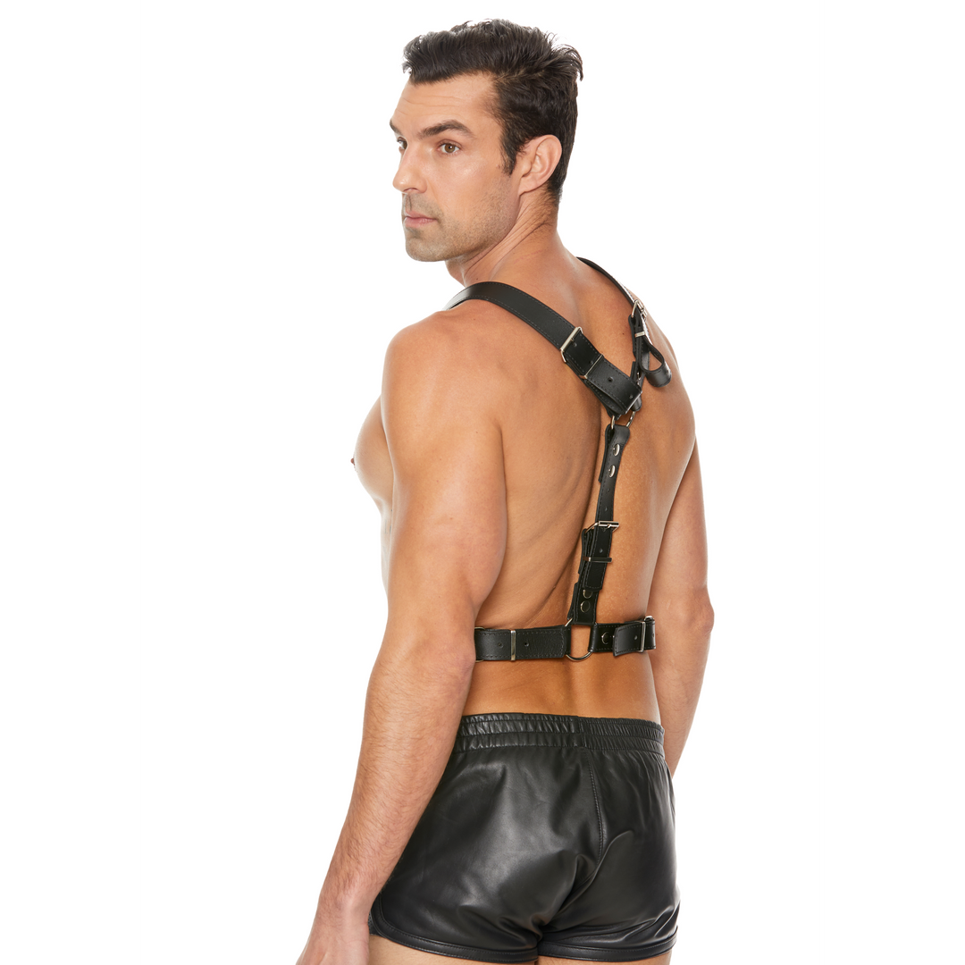 Twisted Bit Leather Harness - One Size