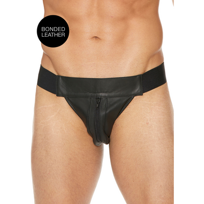 Plain Front With Zip Jock - S/M