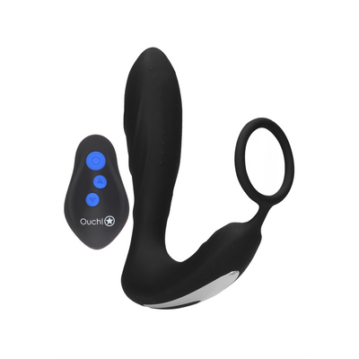 E-stim Vibrating Butt Plug  Cockring