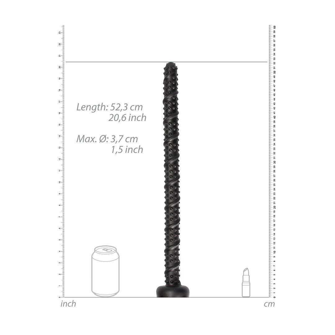 Ass Textured Snake Dildo - 22 / 55 cm