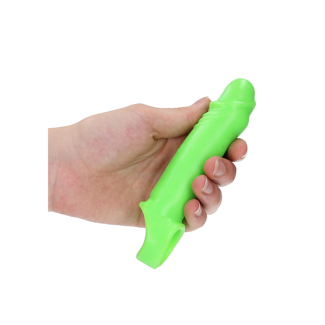 Smooth, Stretchable Penis Sheath - Glow in the Dark