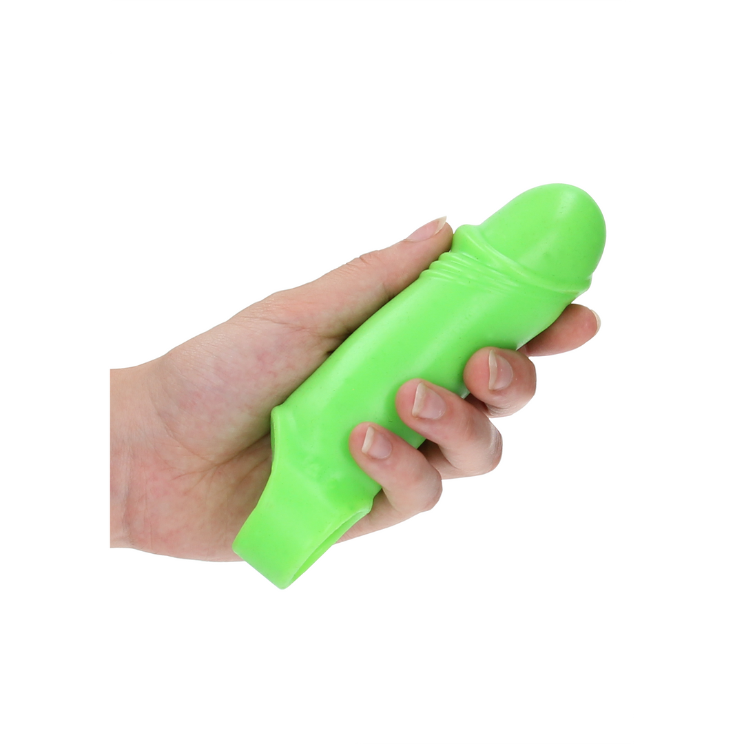 Smooth Thick Stretchy Penis Sheath - Glow in the Dark