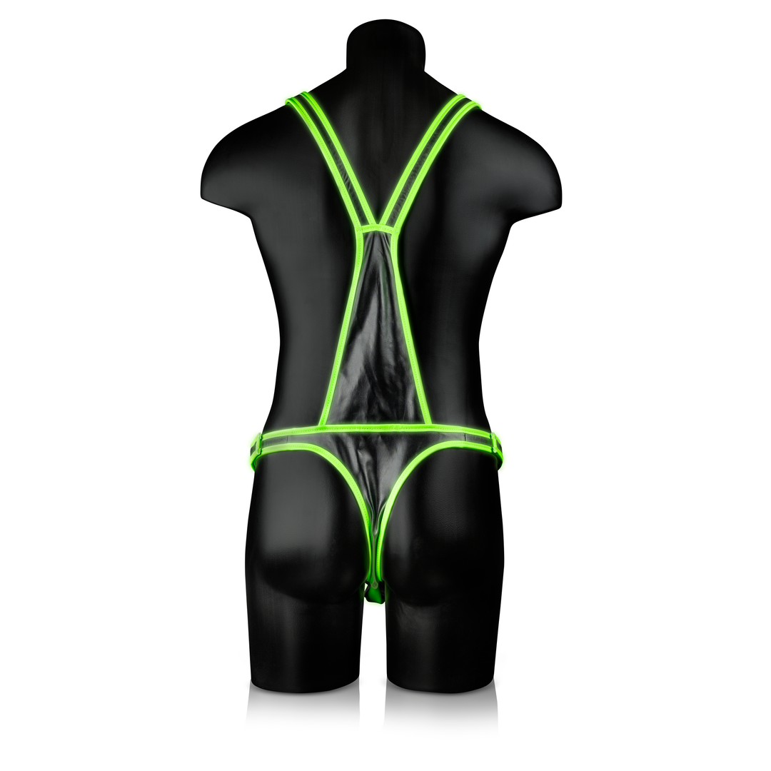 Body-Covering Harness - Glow in the Dark - S/M