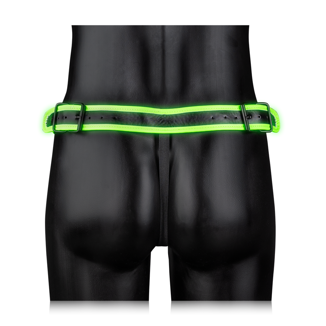 Striped Jockstrap - Glow in the Dark - S/M