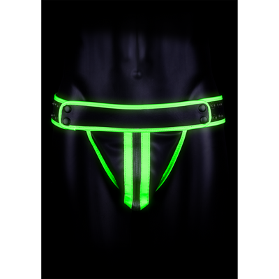 Striped Jockstrap - Glow in the Dark - L/XL