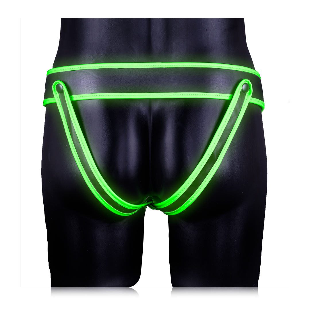 Striped Jockstrap - Glow in the Dark - S/M