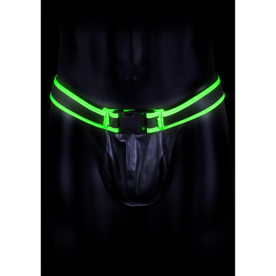 Jockstrap with Buckle - Glow in the Dark - L/XL