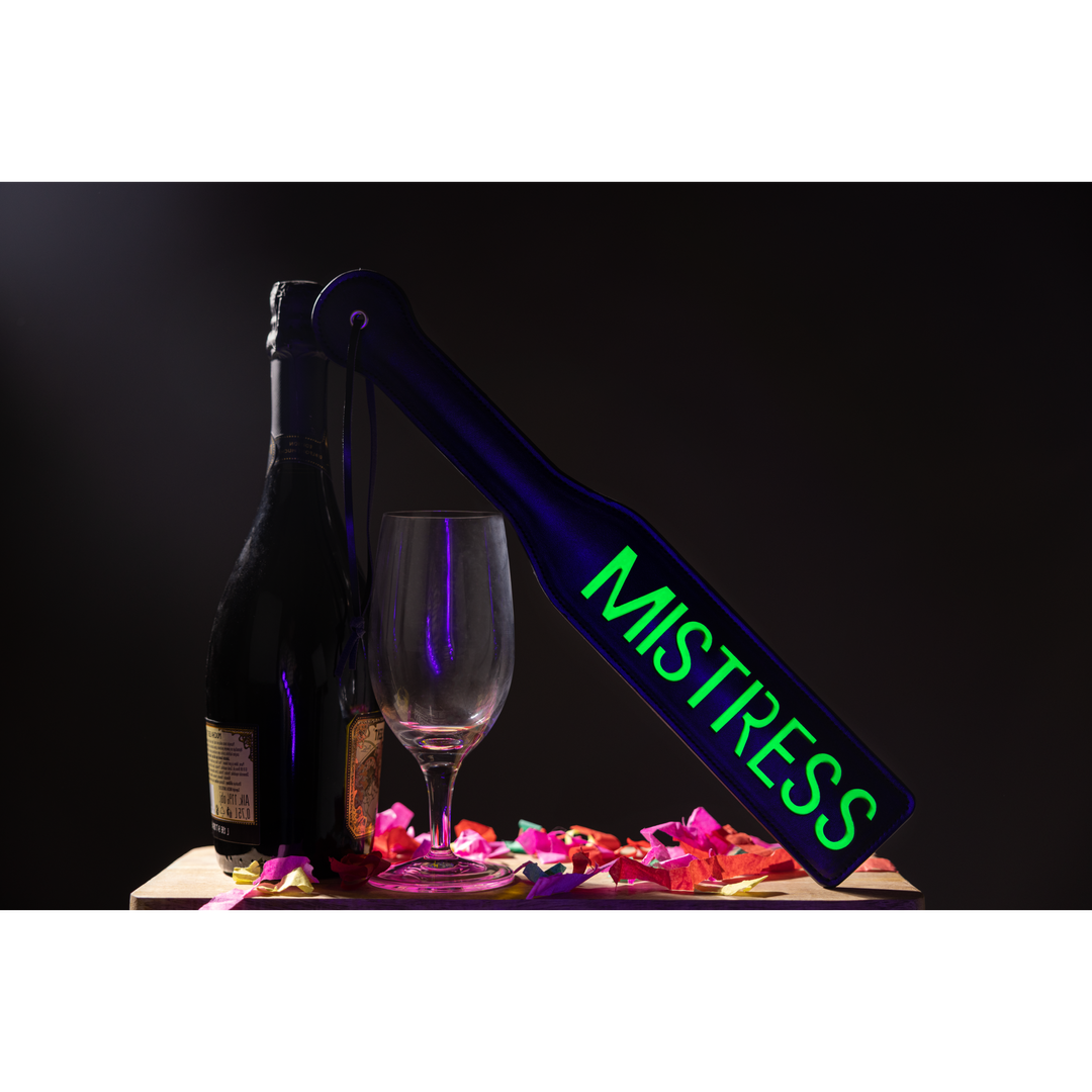 Mistress Paddle - Glow in the Dark - Neon Green