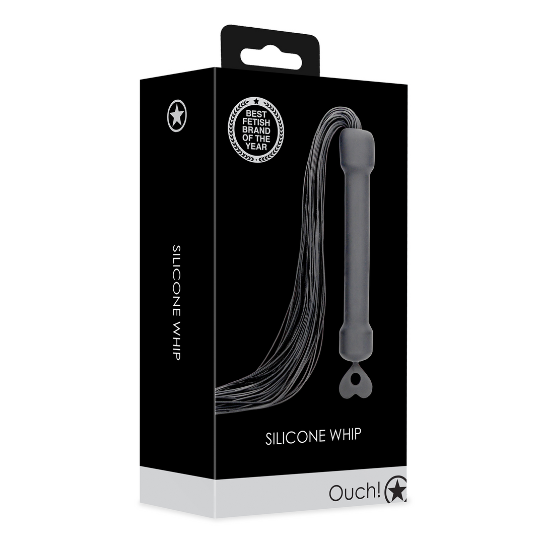 Beginners Silicone Whip - Black