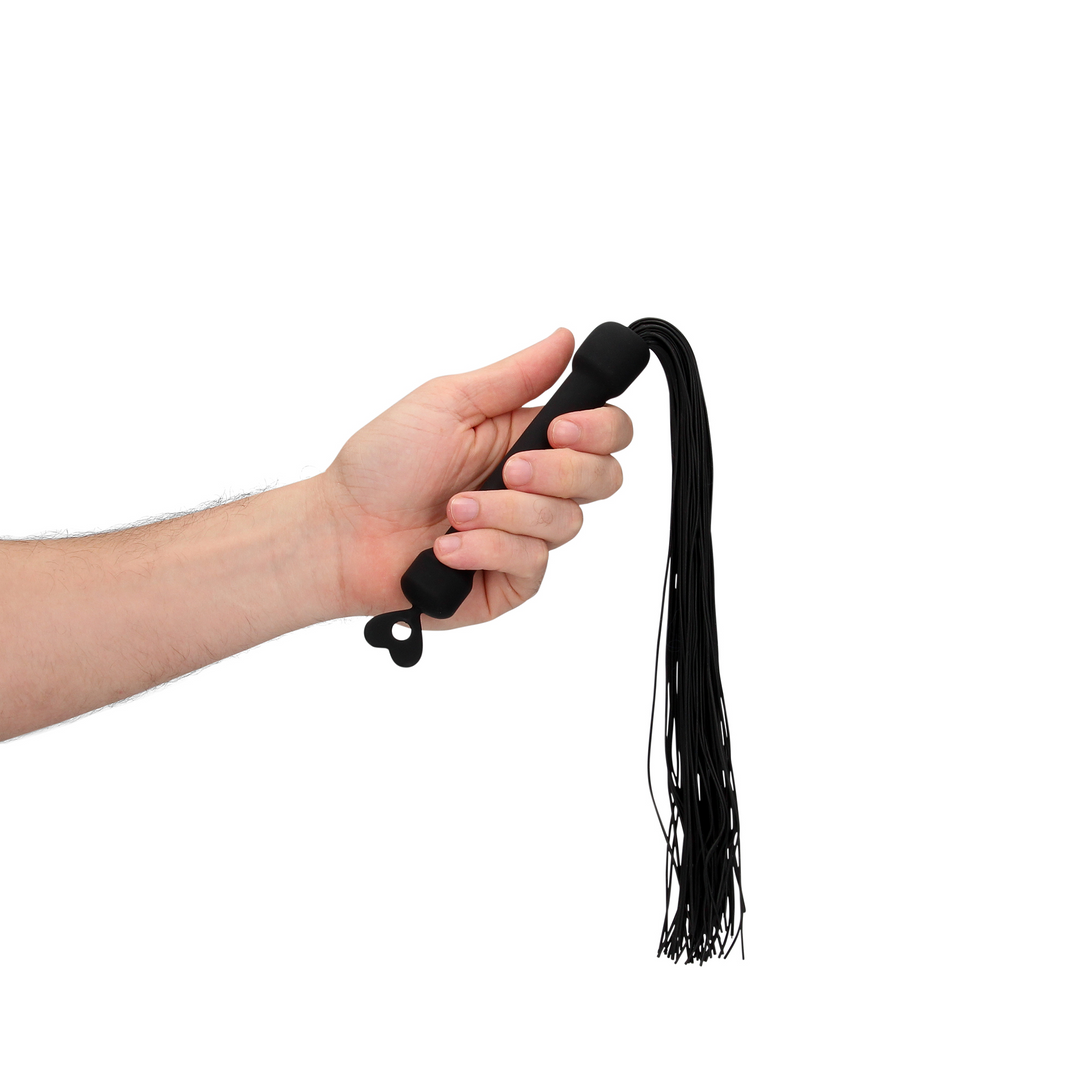 Beginners Silicone Whip - Black