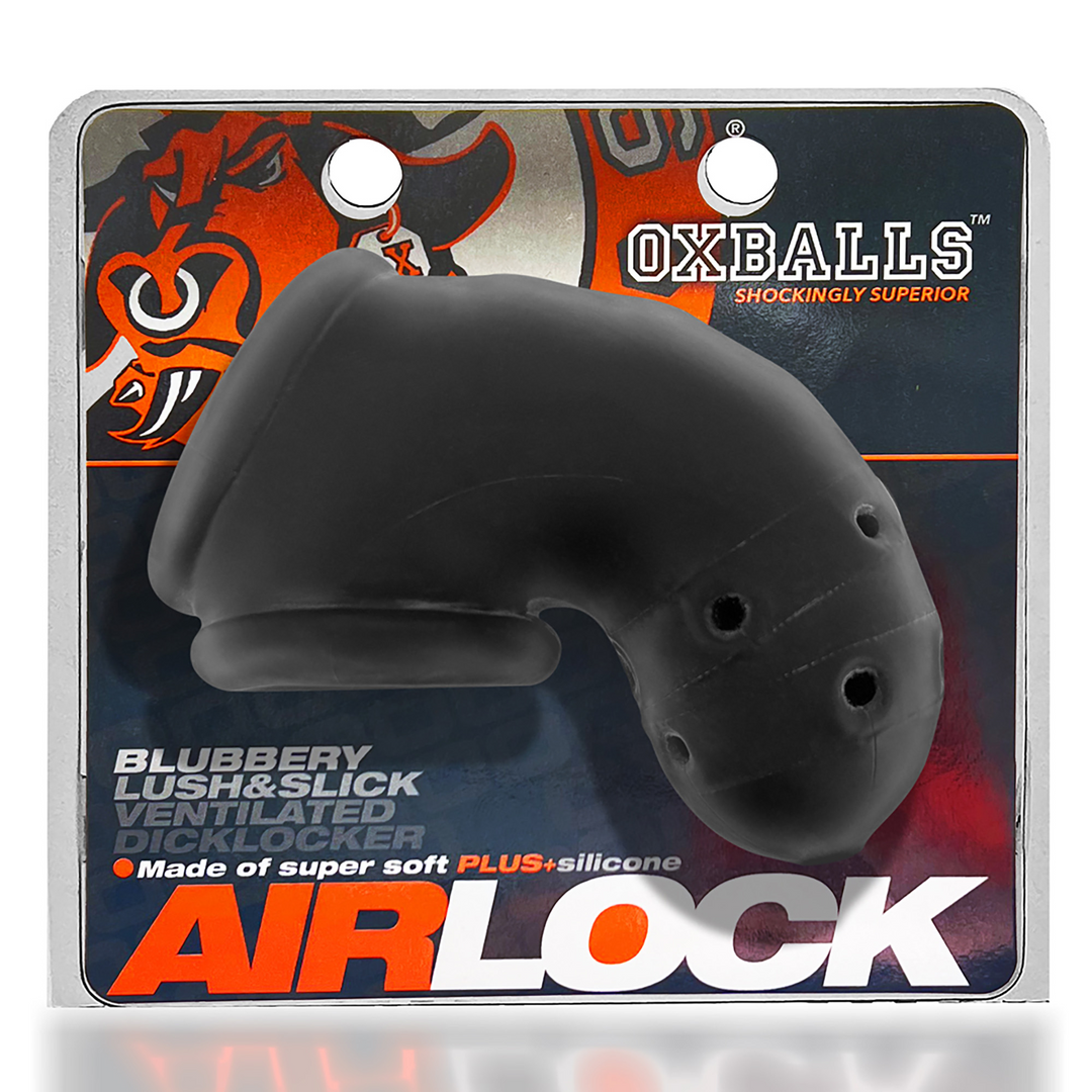 Airlock - Air-Lite Vented Chastity - Black Ice