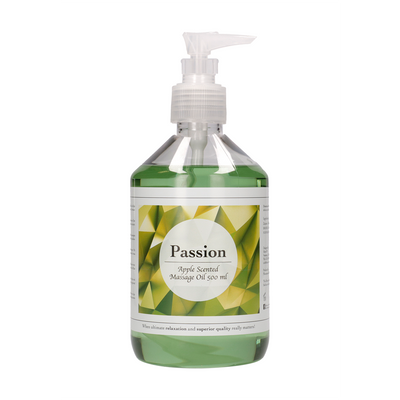 Passion - Massage Oil - Apple Scented - 17 fl oz / 500 ml