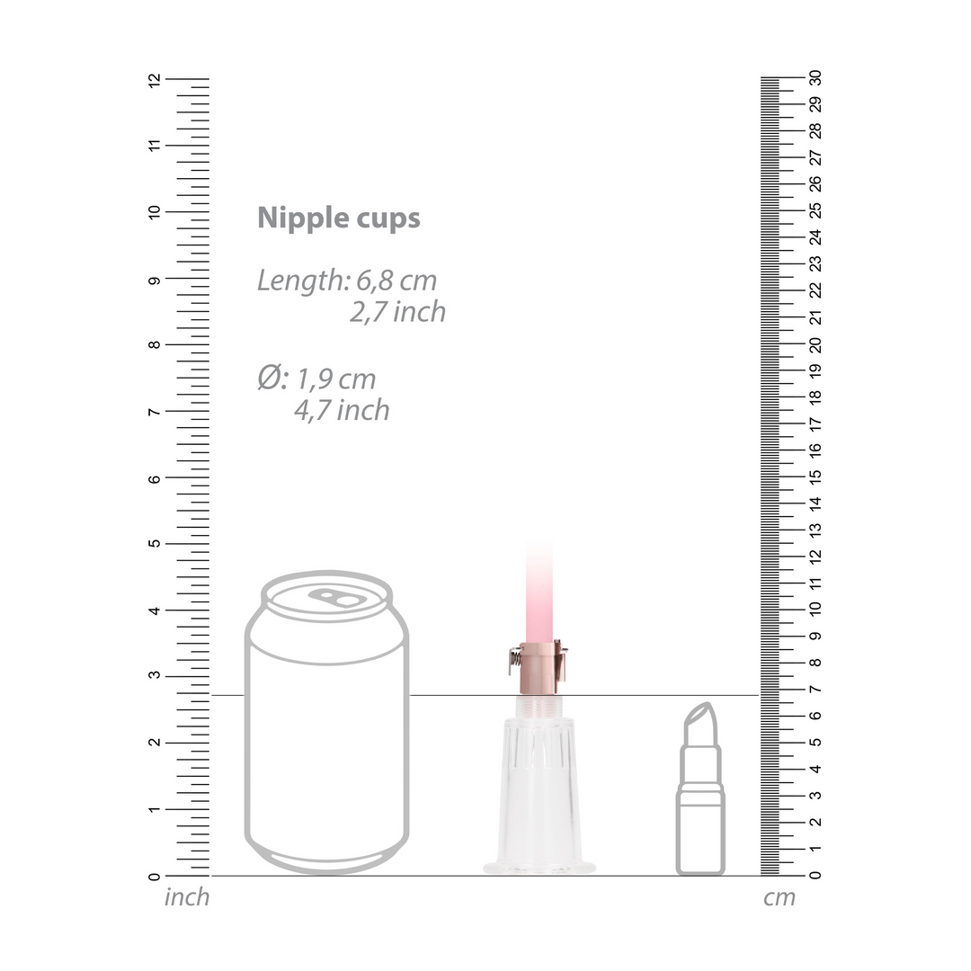 Clitoral  Nipple Pump Set Medium - Medium