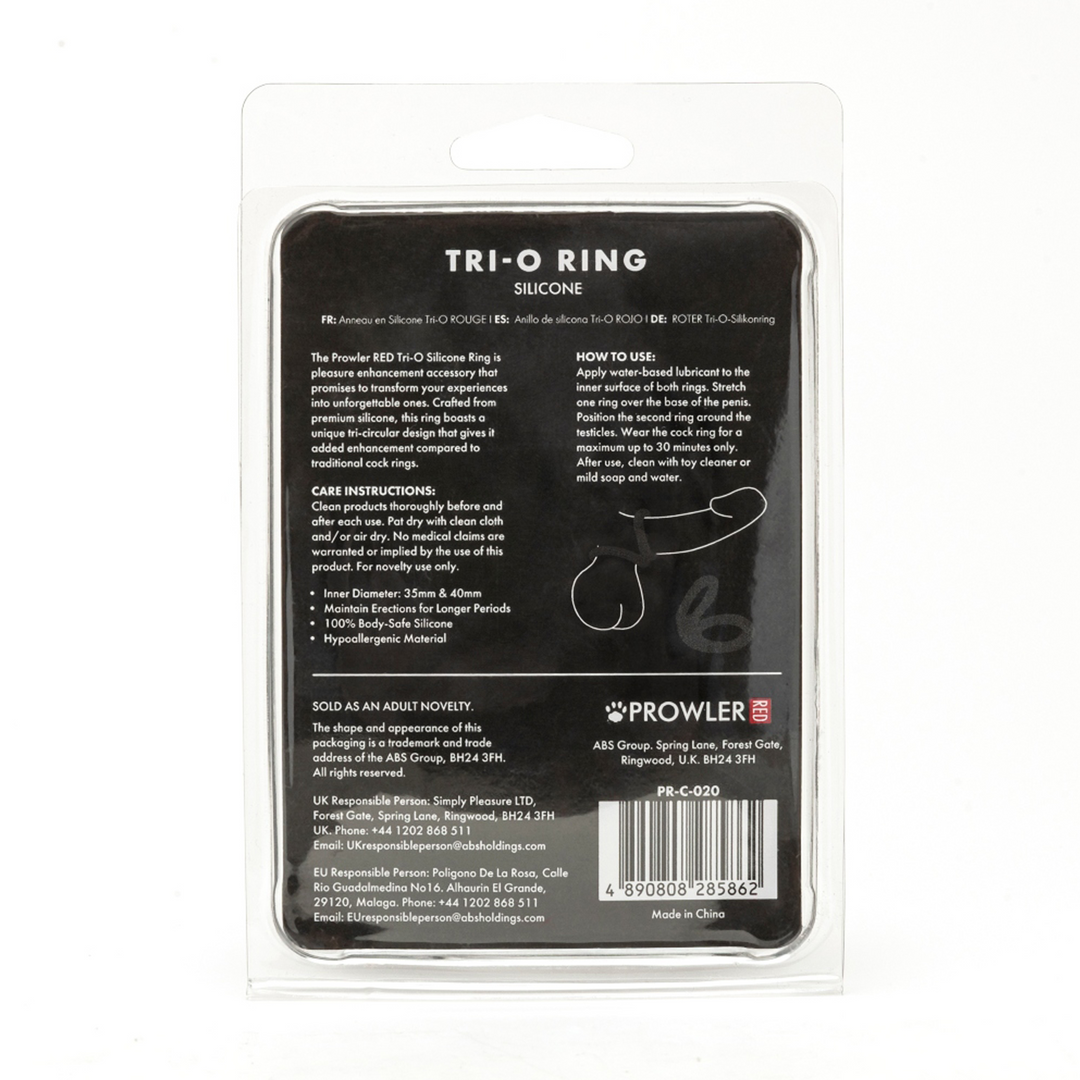 Tri-O Silicone Ring - Black