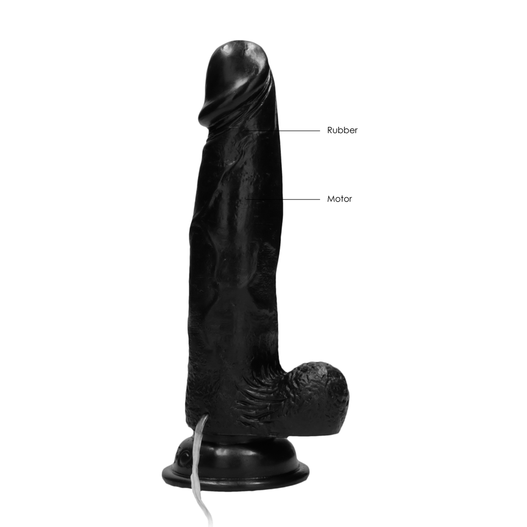 Vibrating Realistic Cock with Scrotum - 8 / 20 cm