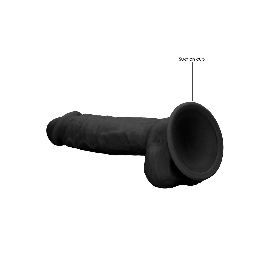 Silicone Dildo with Balls - 9 / 23 cm