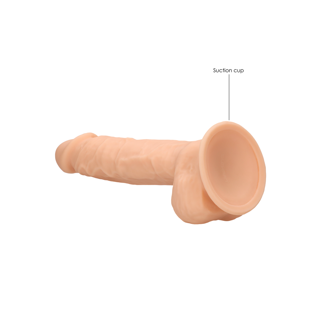 Silicone Dildo with Balls - 9 / 23 cm