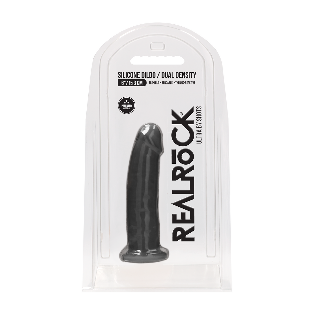 Silicone Dildo without Balls - 6 / 15 cm