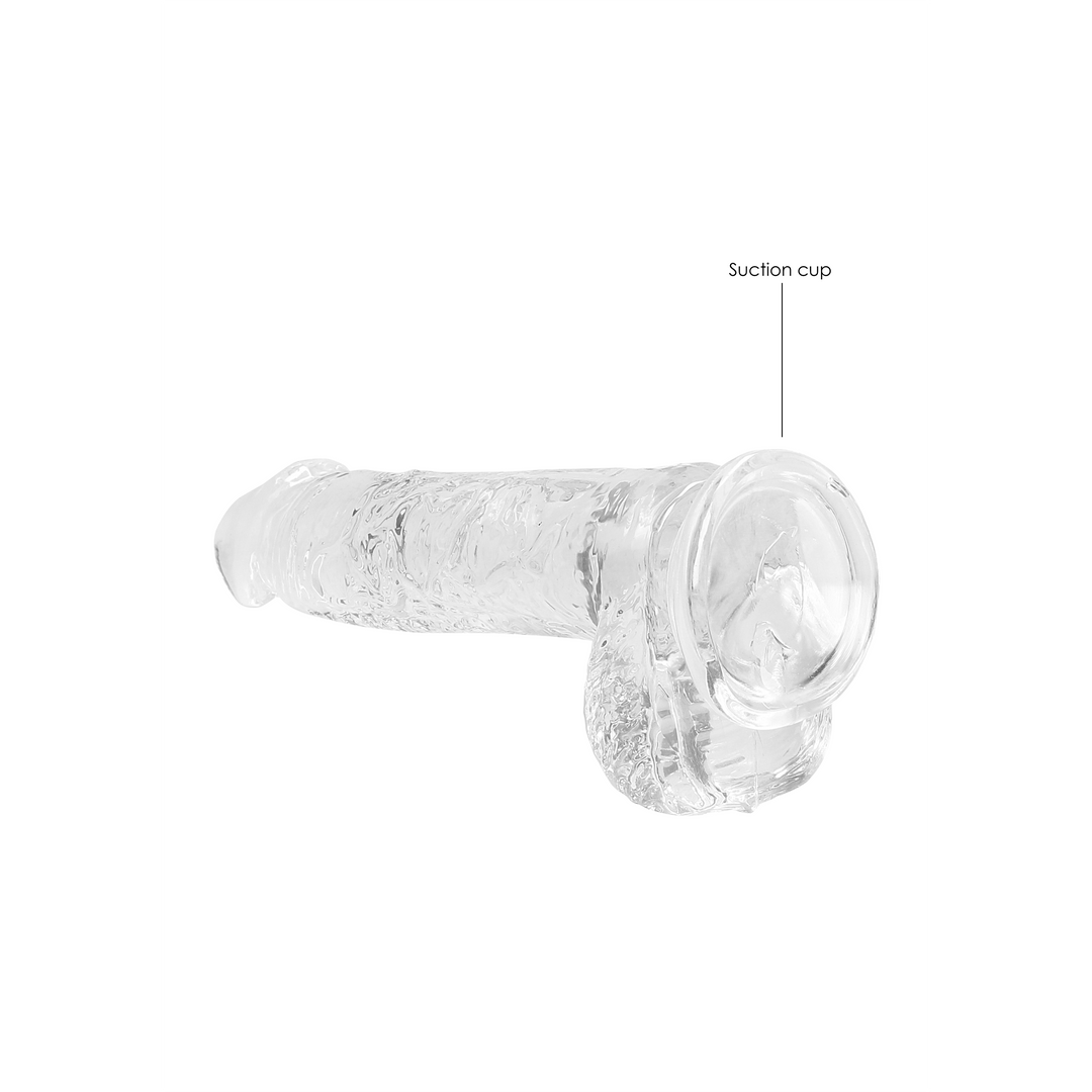 Realistic Dildo with Balls - 6 / 15 cm