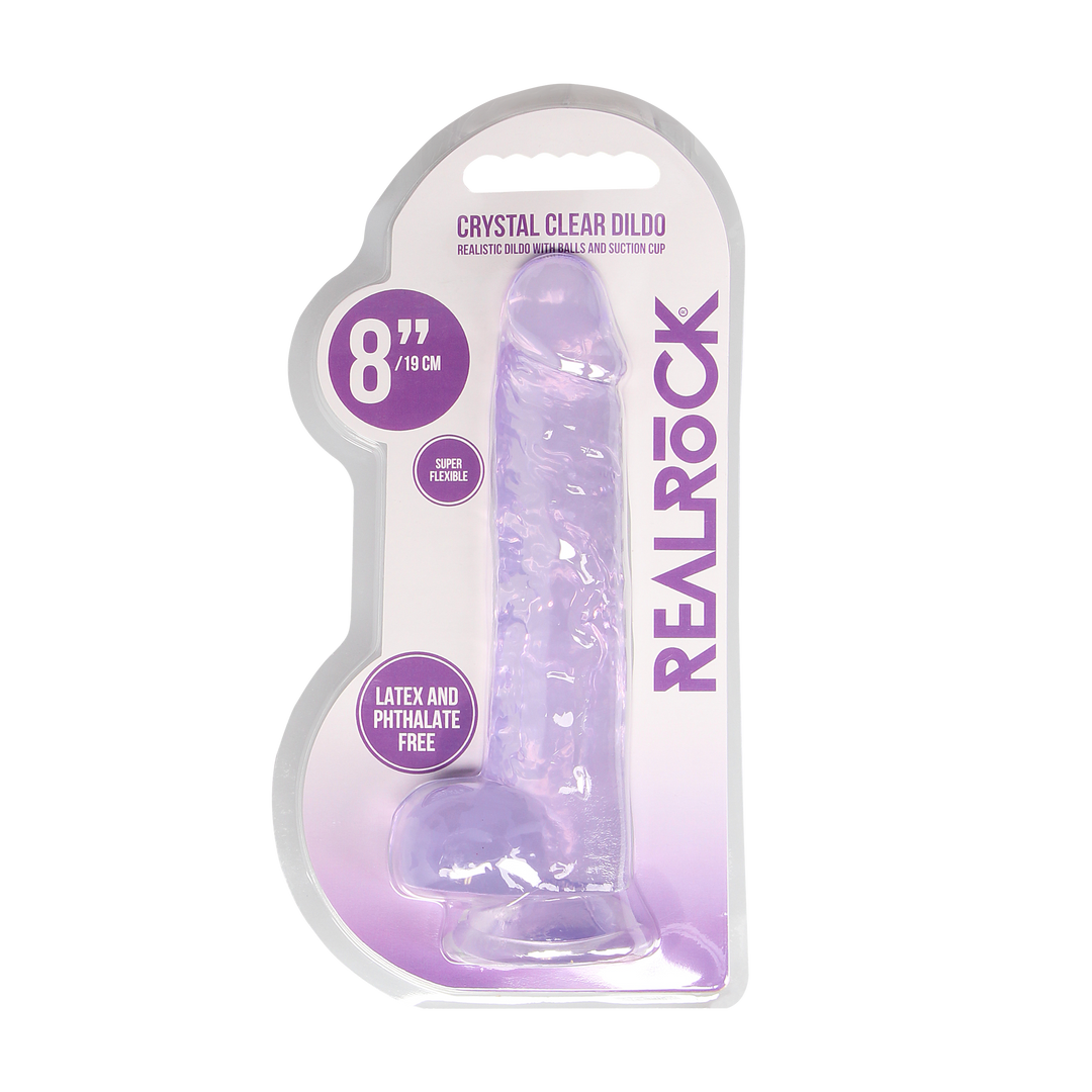 Realistic Dildo with Balls - 8 / 21 cm