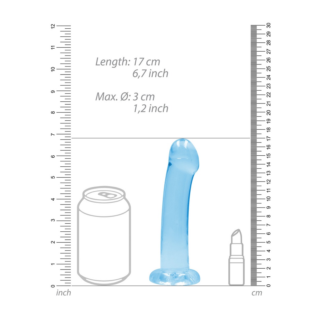 Non-Realistic Dildo with Suction Cup - 7 / 17 cm